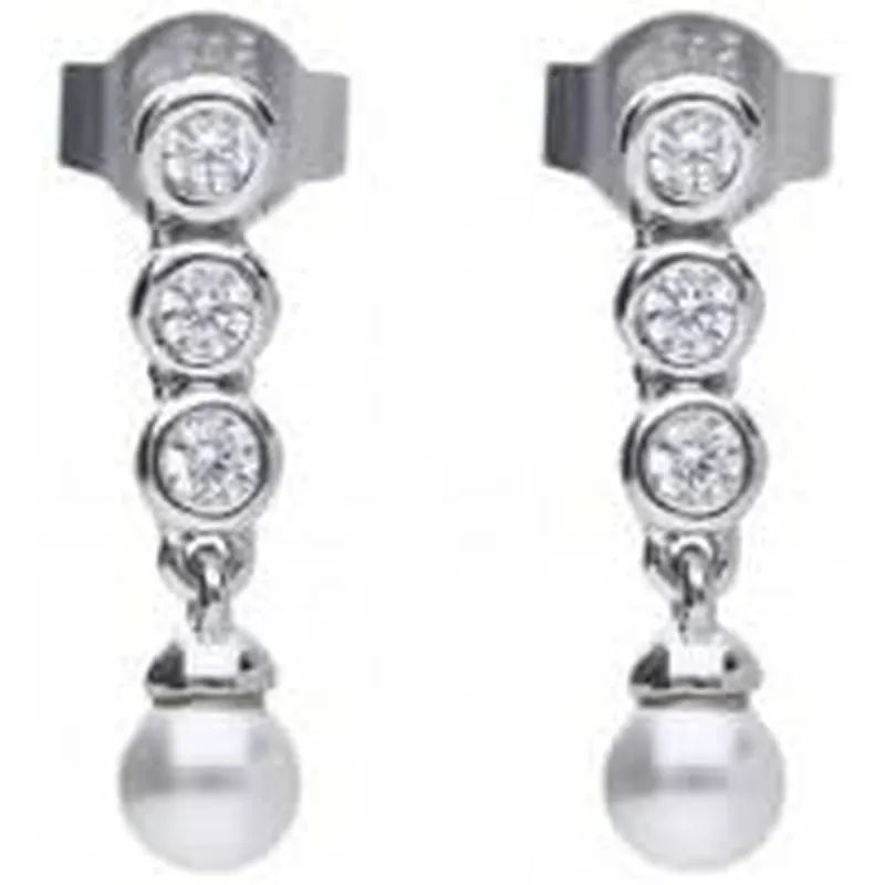 Ladies' Earrings Diamonfire 6218571111 3 cm